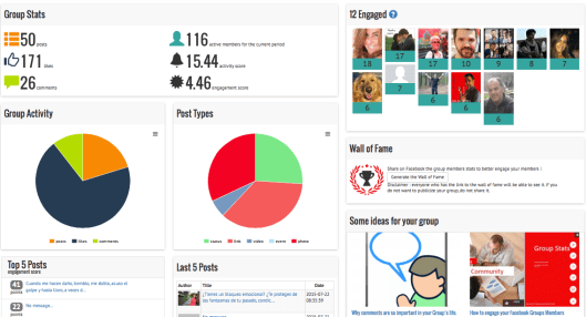 Grytics analiza grupos facebook 